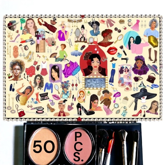 50 10X13 Poly Mailers Fashion Makeup Girls Ladies Night Flat PRICE IS FIRM - Picture 2 of 11